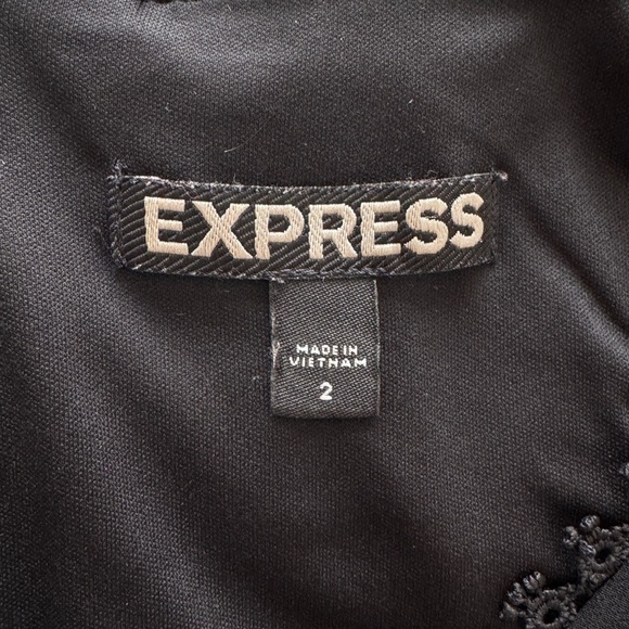 Express black v neck romper, size 2 - Picture 8 of 9